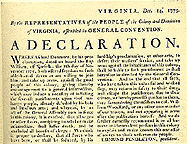Image of the Virginia Declaration